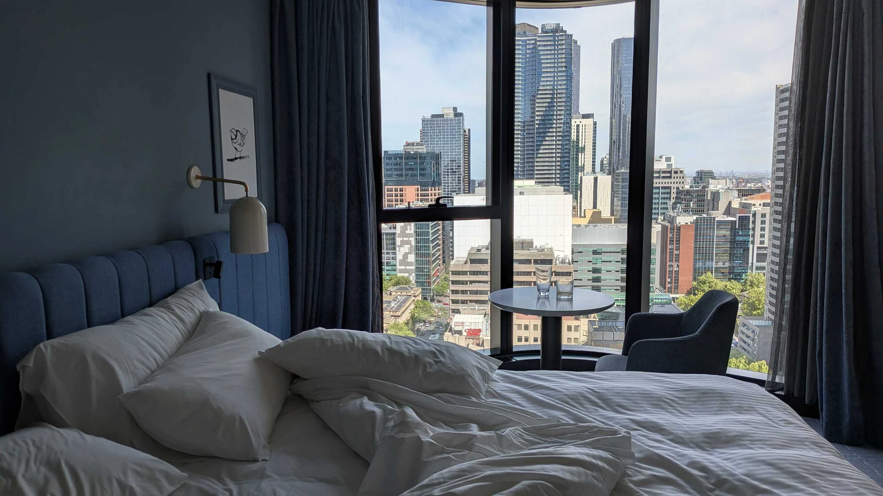 Voco Melbourne Central bed