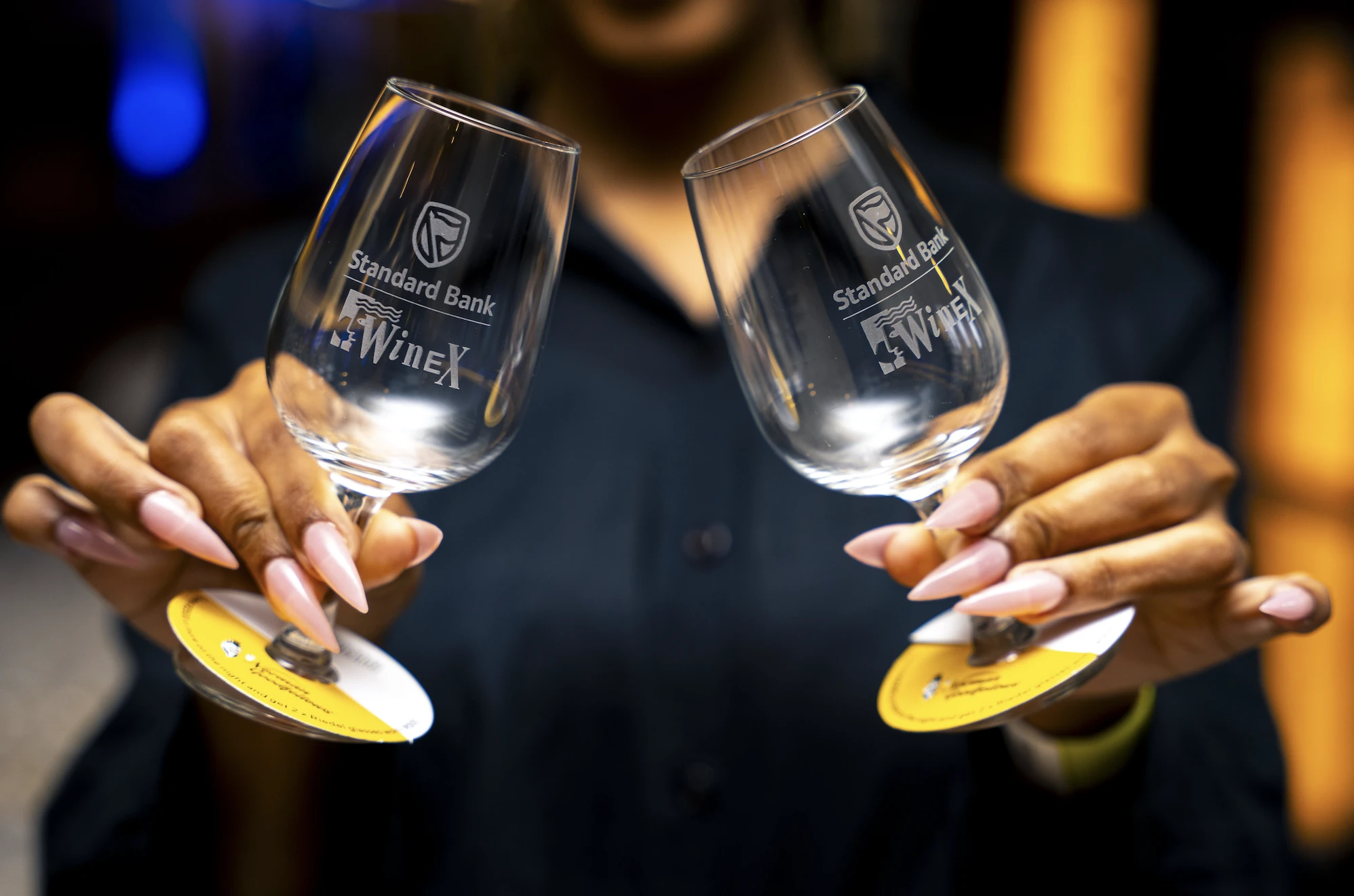Standard Bank WineX attendees get their own free tasting glass. 