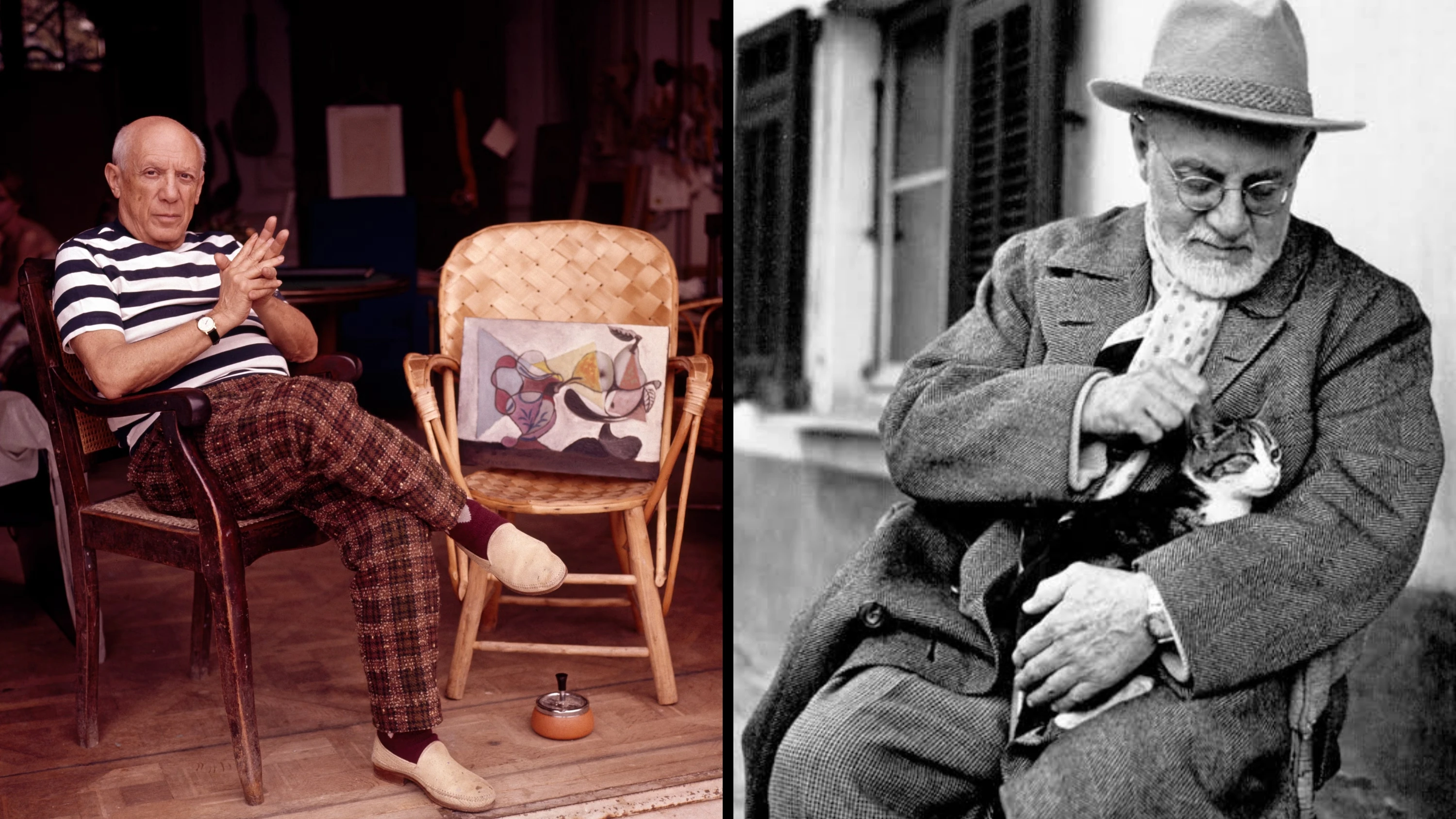 Biography, Ordovas | Pablo Picasso (left) , Henri Matisse (right)