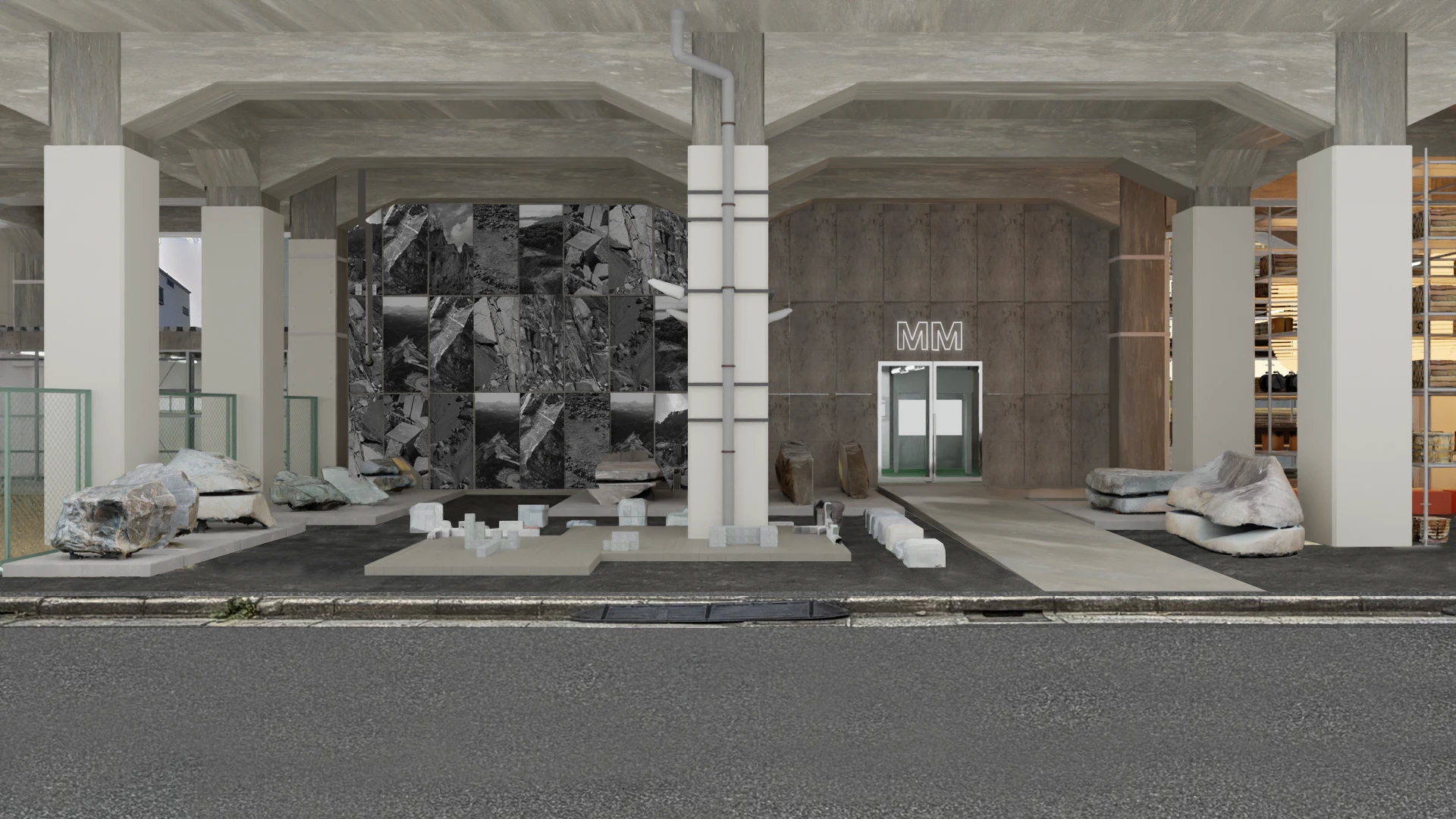 &lsquo;QUARRY TO HAND&rsquo; by DAIKEI MILLS + SOW @MM YARD