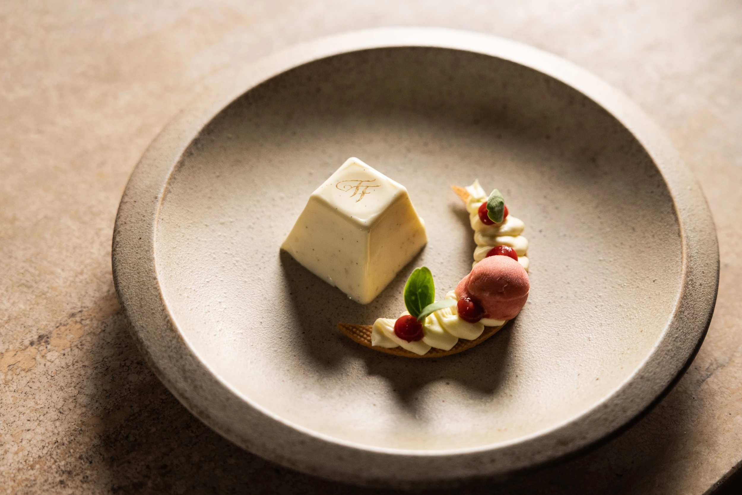 A plate of fine food