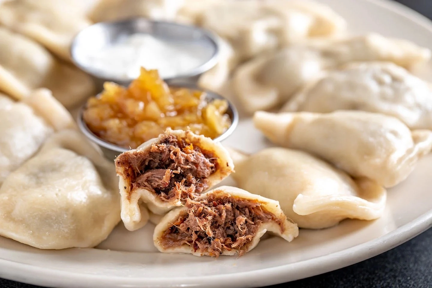 Pierogi at Veselka