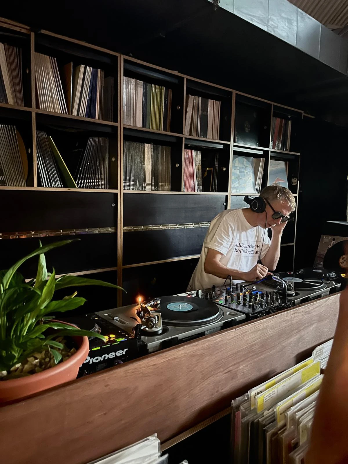 Gilles Peterson at the BBE Store
