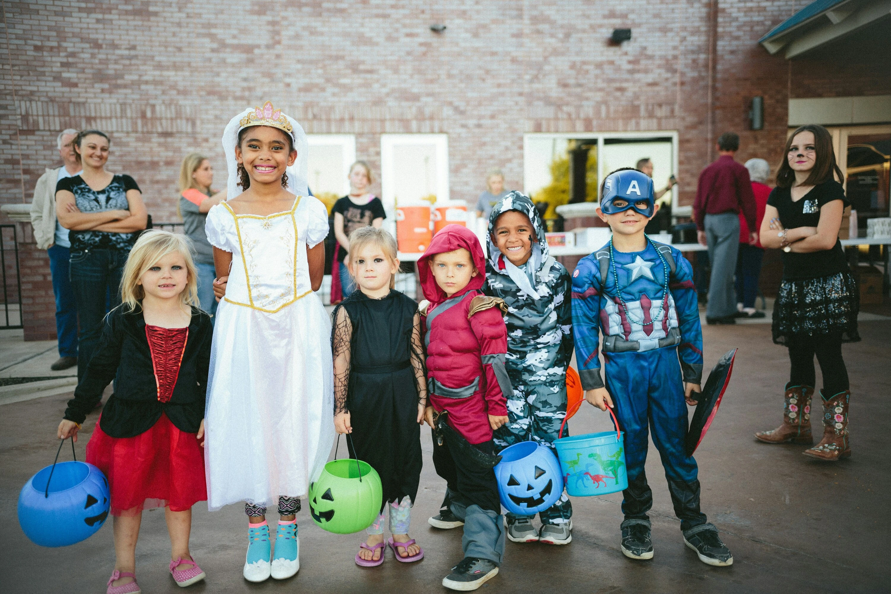 Infants disfressats per Halloween