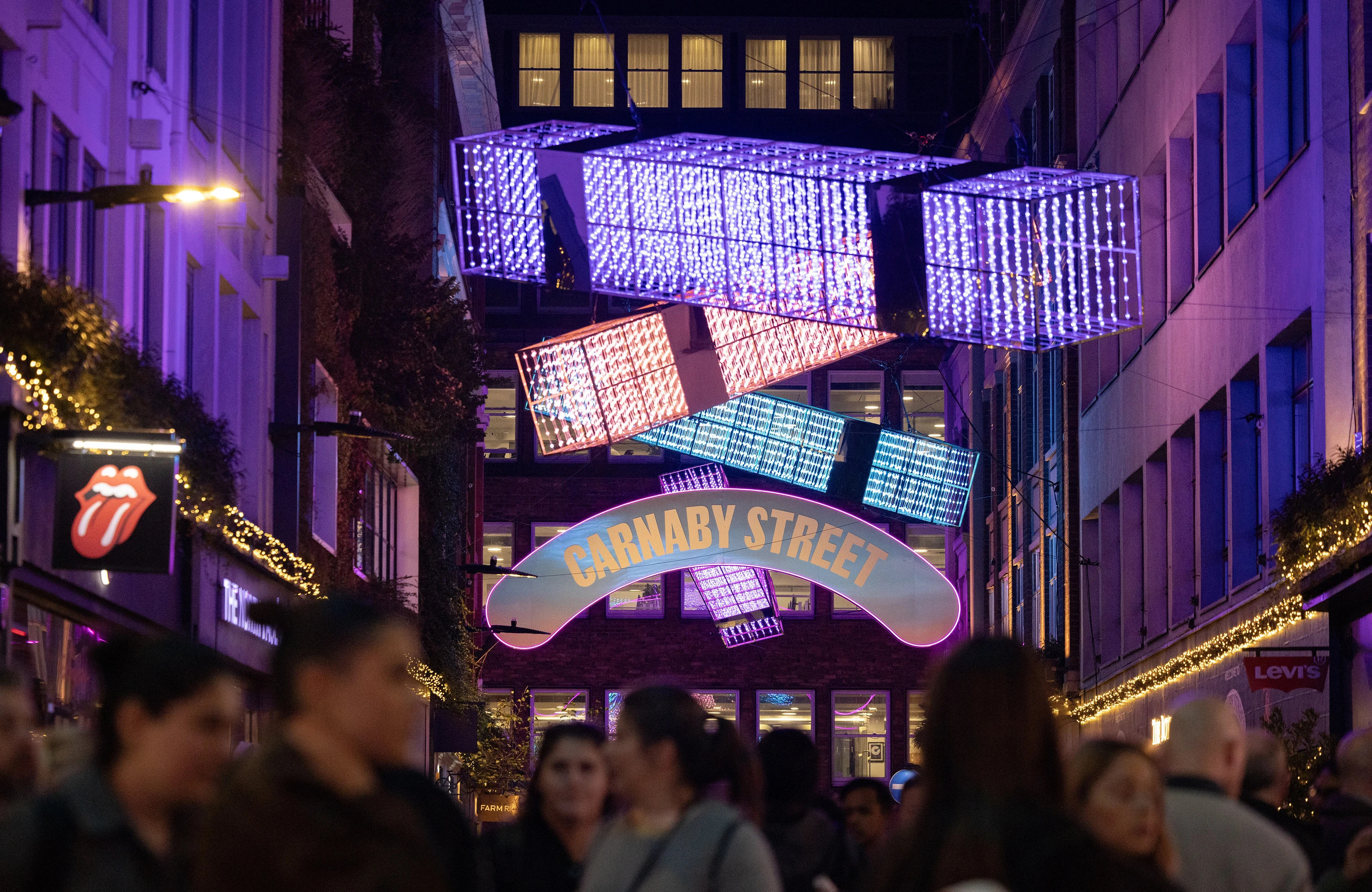 A brand-new installation featuring Christmas trees inspired by West End shows including MAMMA MIA!, SIX and Moulin Rouge! The Musical.
