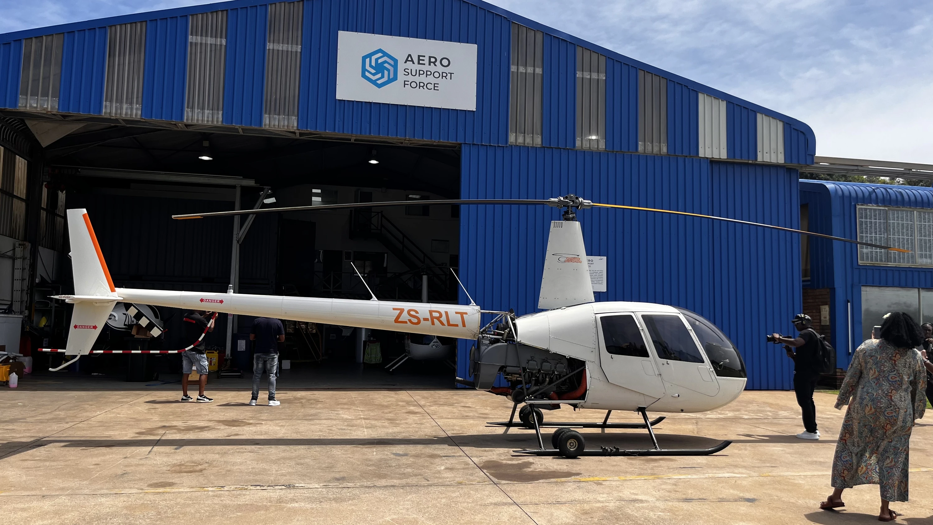 Our first stop: Virginia Airport for a helicopter ride along Durban&rsquo;s coast.