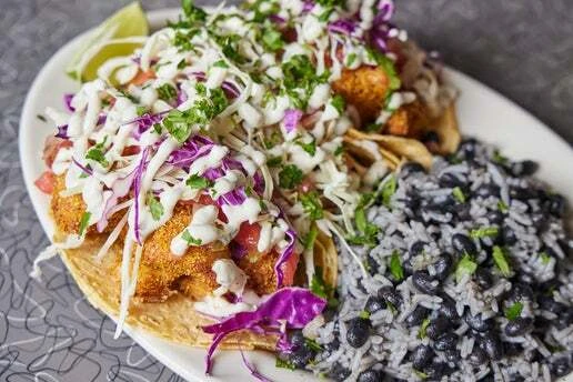 Baja cauli tacos at Veggie Galaxy