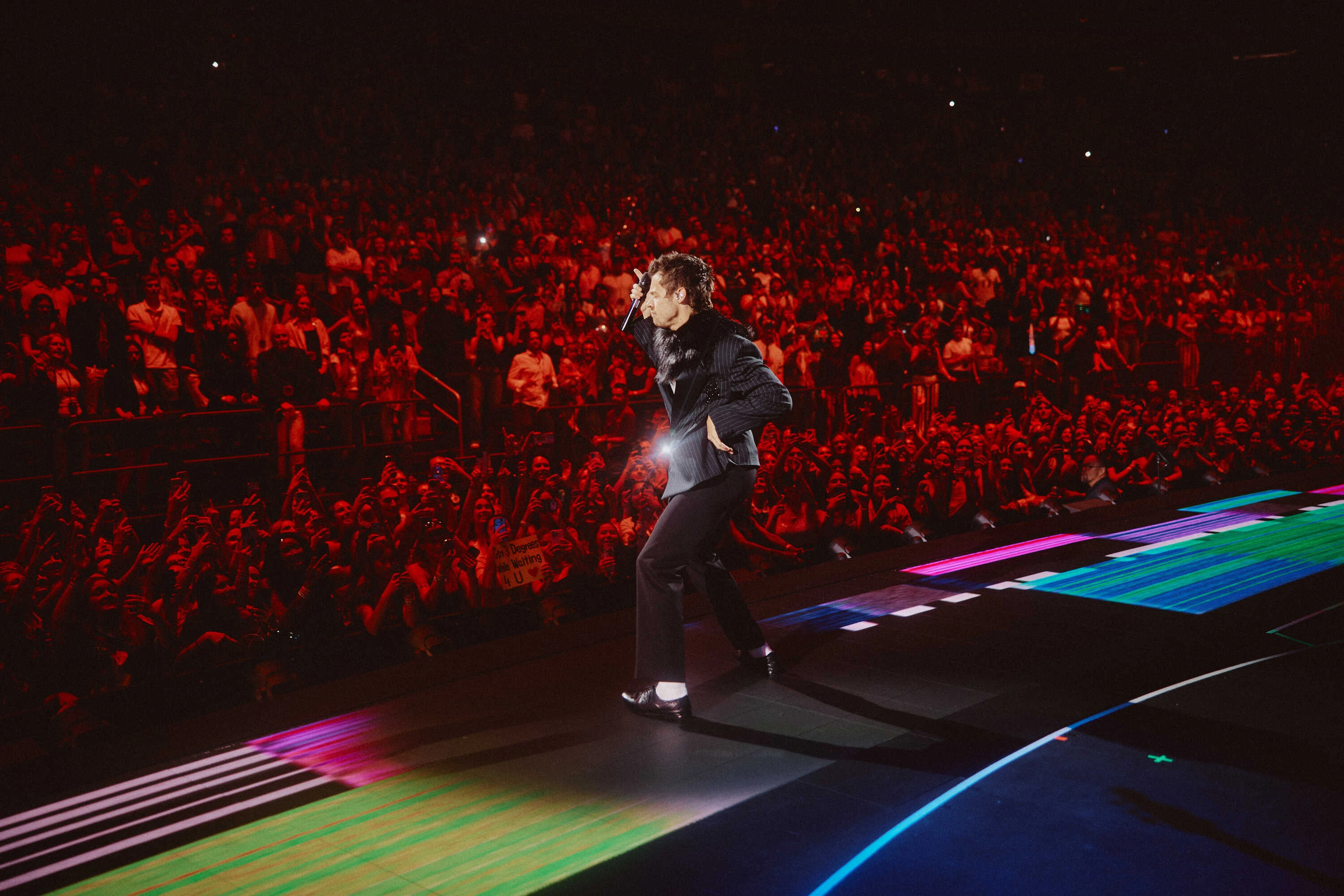 Harry Styles performing during his NYC residency at Madison Square Garden