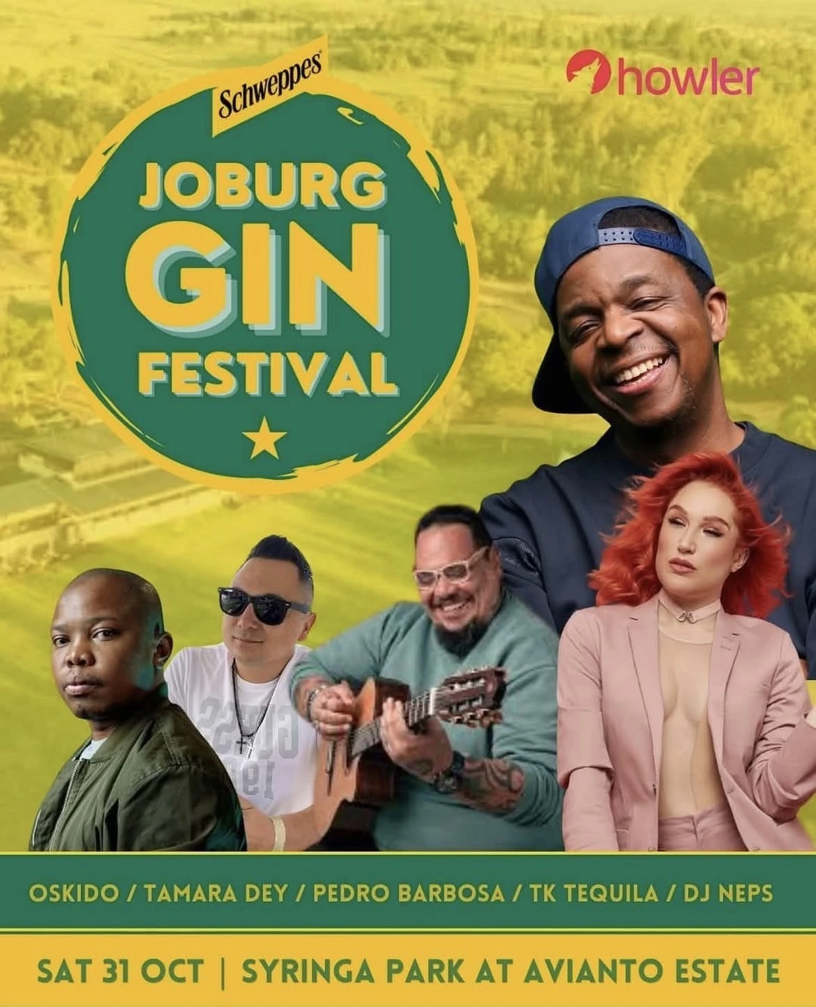 Schweppes Joburg Gin Festival Poster