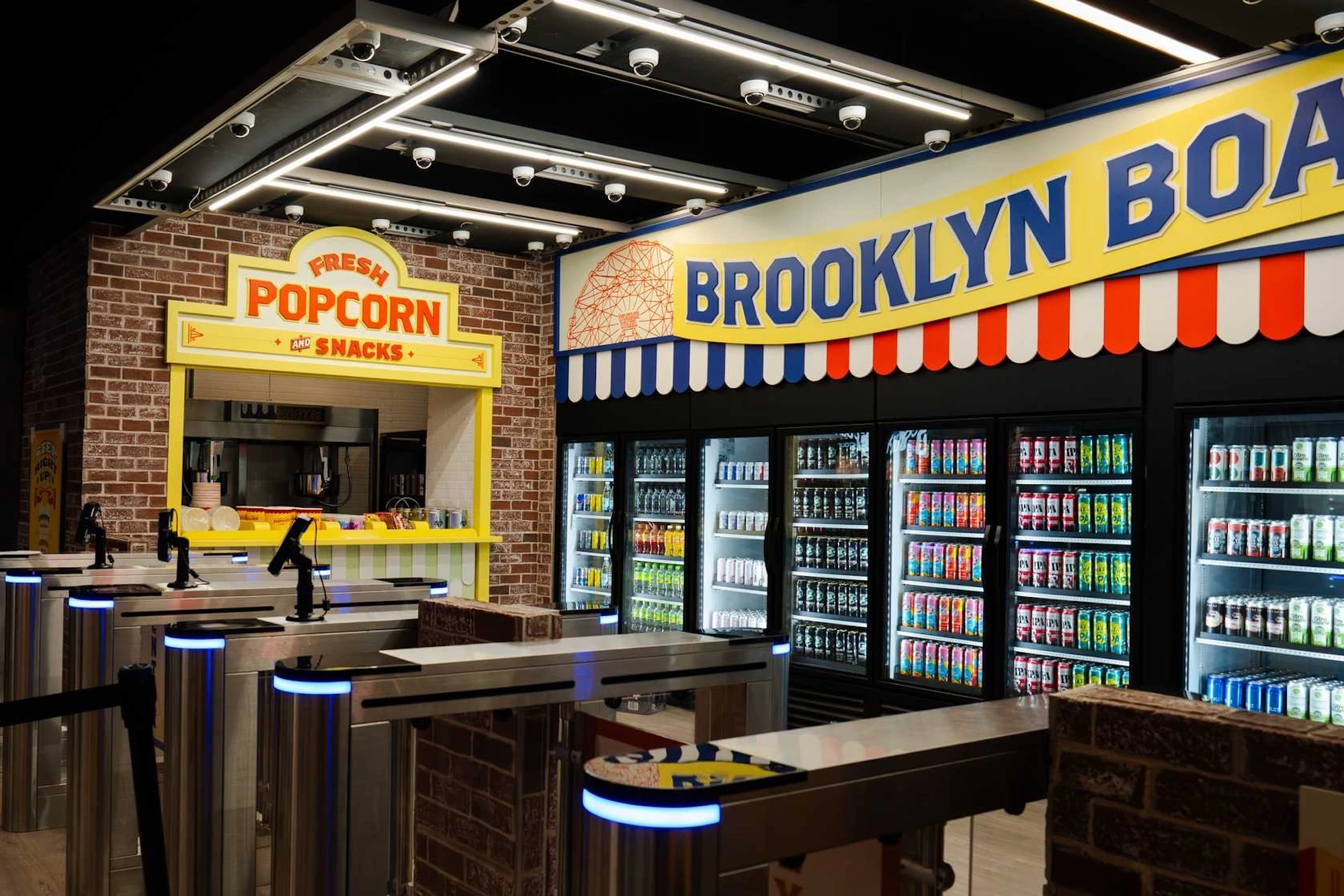 Food vendors at Barclays Center