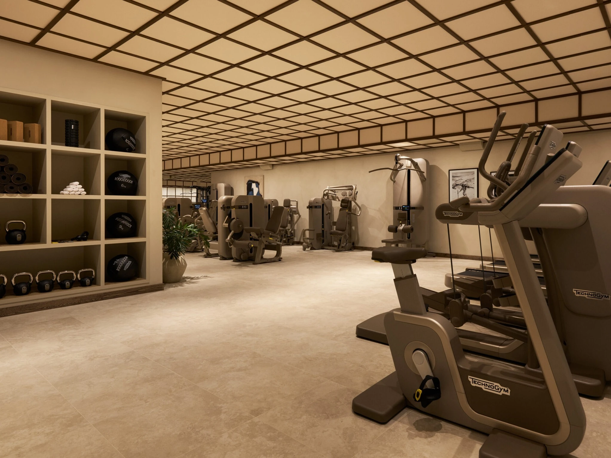 Interior and exterior views of the members&rsquo; club Villa Pauli in Djursholm, including the restaurant St. Nobl, the bar, the spa and gym, the pool terrace and a guest suite.