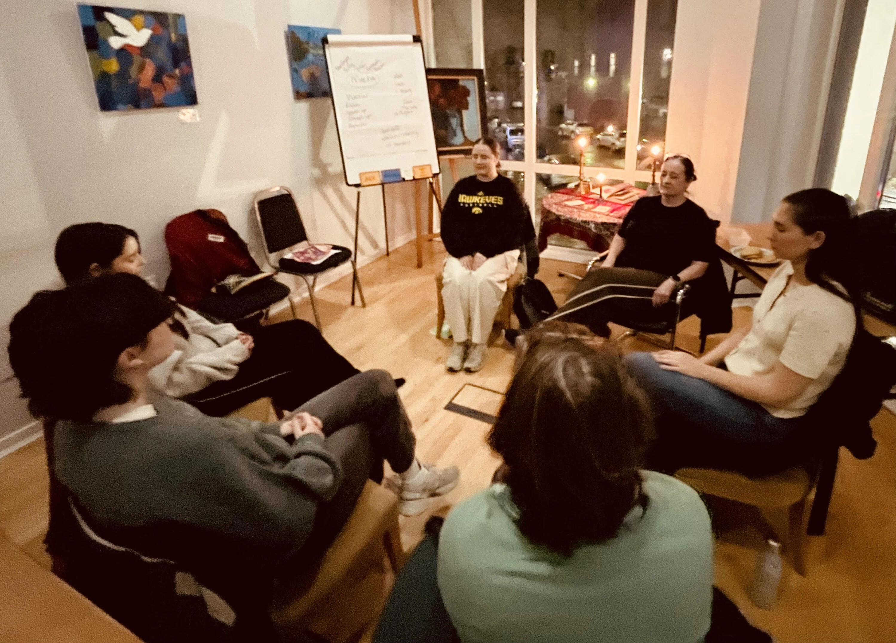Meditation class at the ICC