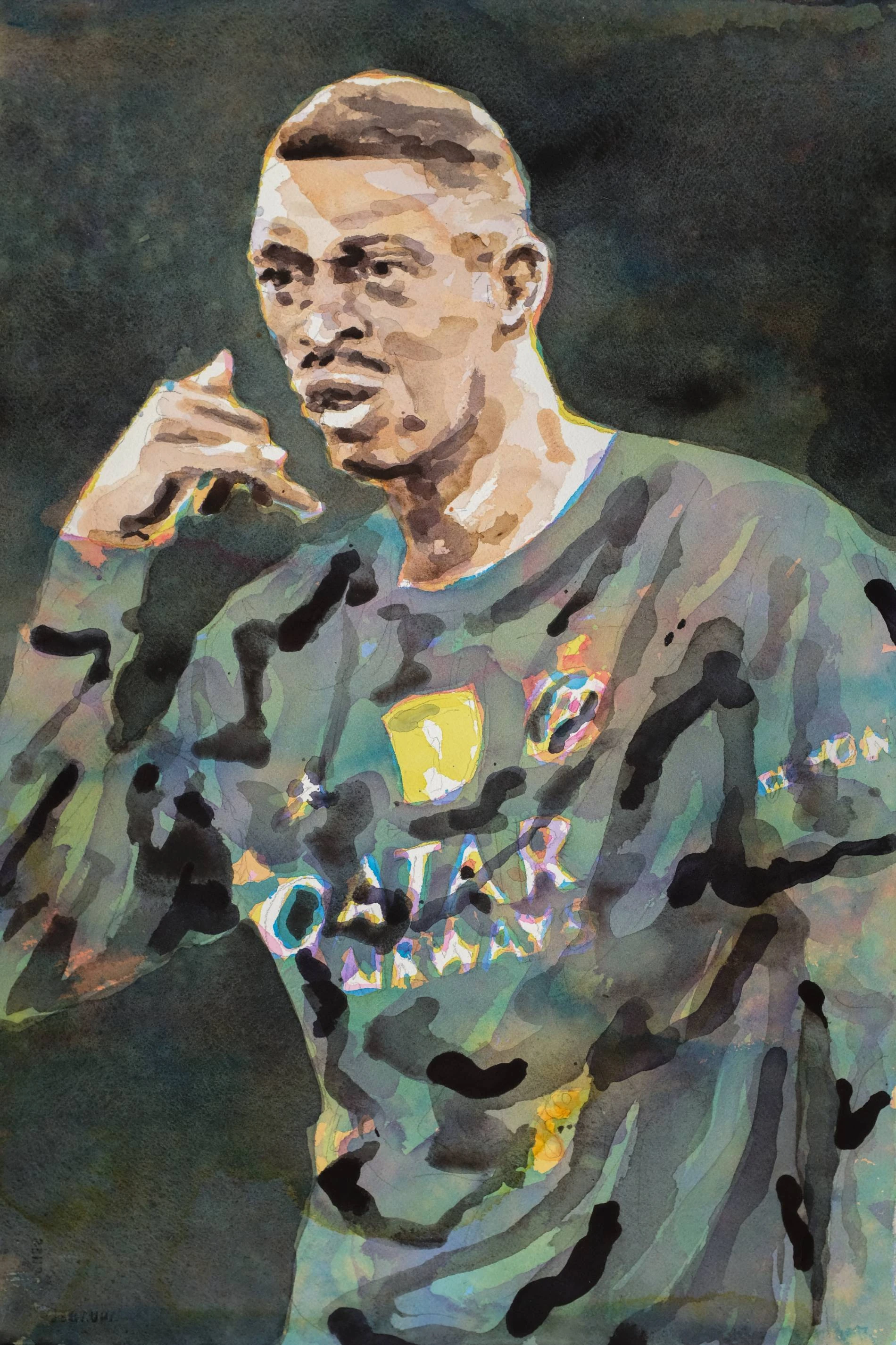 5 questions &agrave; Louis Verret, l&rsquo;artiste qui immortalise le meilleur du PSG &agrave; l&rsquo;aquarelle