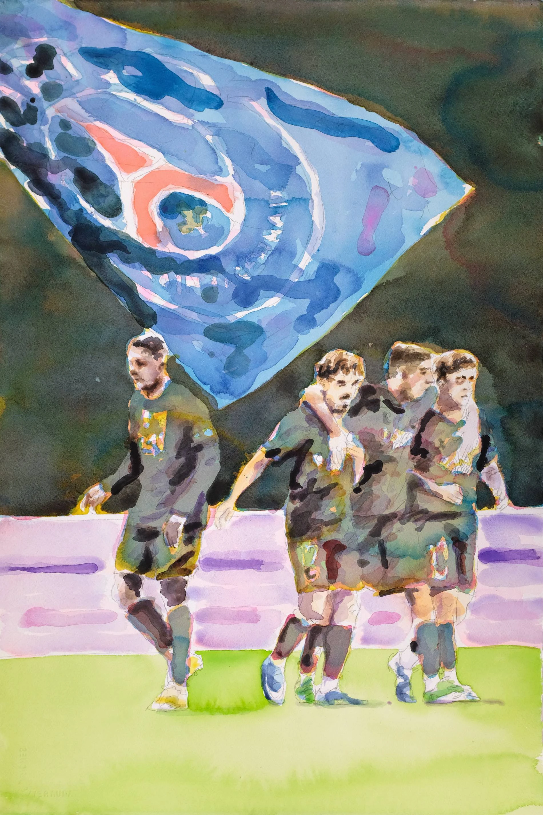 5 questions &agrave; Louis Verret, l&rsquo;artiste qui immortalise le meilleur du PSG &agrave; l&rsquo;aquarelle