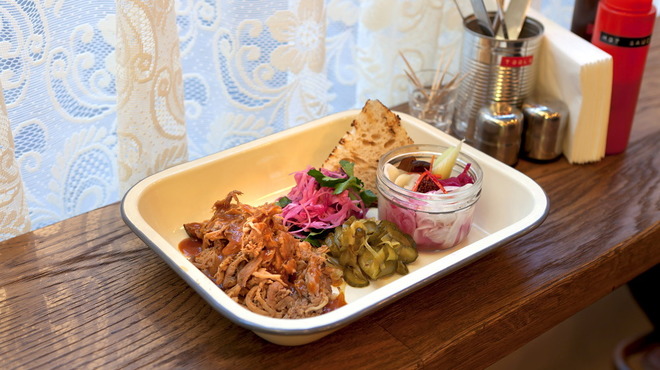 Pulled pork at Pitt Cue Co