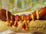 Hot dog at Big Apple Hot Dogs