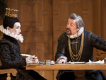 Mark Rylance (Olivia) and Stephen Fry (Malvolio)