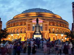 Night Time Queue at the Royal Albert Hall