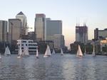 Twilight on the river at Docklands Sailing & Watersports Centre (Courtesy Docklands Watersports Centre)