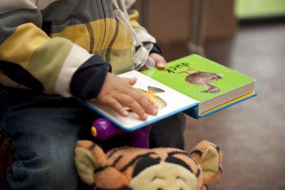 Kid reading
