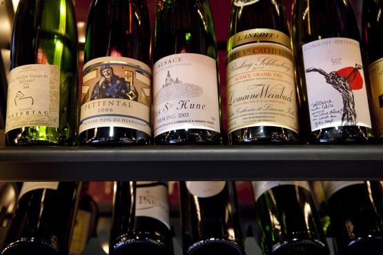 Bouteilles de vin