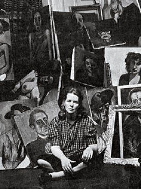 PORTRAIT OF A LADY Neel is both artist and model