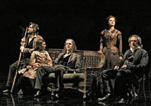 BRAIN DRAIN O’Byrne, center, takes a rest from thinking.