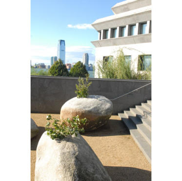 Andy Goldsworthy's Garden of Stones, a contemplative space at the Museum of...