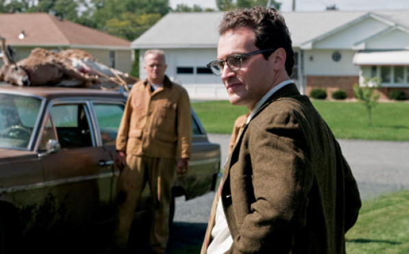 A MENSCH FOR ALL SEASONS Stuhlbarg, right, stands his ground in A Serious Man.
