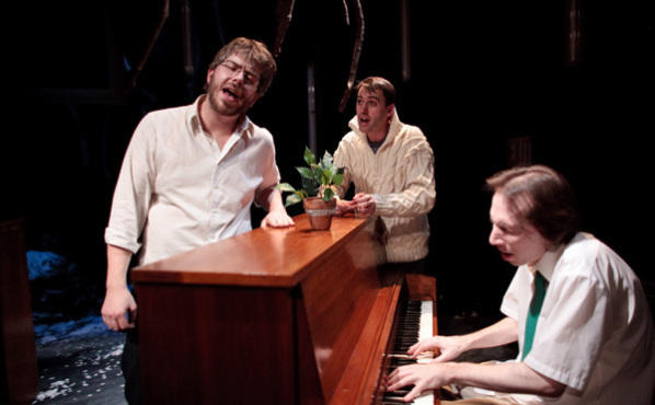 TUNE UP Malloy, Duffy and Burkhardt, from left, make Schubert theirs.