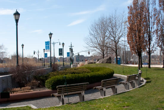 "I like that little grass knoll on Hudson River Park [at Pier 63, W 22nd to...