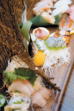 Assorted sashimi