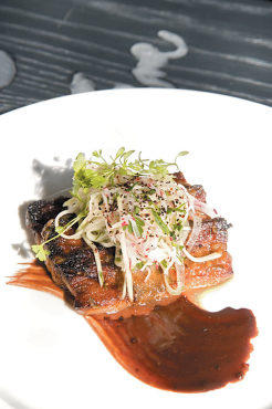 Jerk-style pork belly