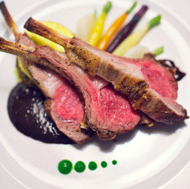 <div><div style="border: medium none ; overflow: hidden; color: #000000; background-color: transparent; text-align: left; text-decoration: none;">Roasted rack of lamb with South African flavors at Annisa<span><br></span></div></div>