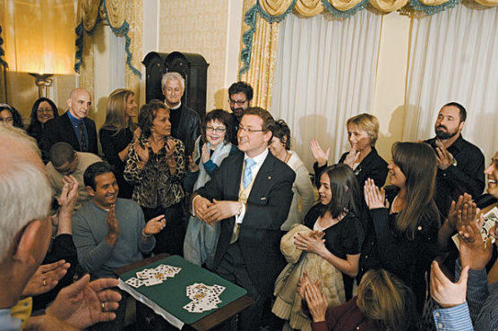 LEGERDEMAIN EVENT Classic parlor tricks are Cohen’s calling card.