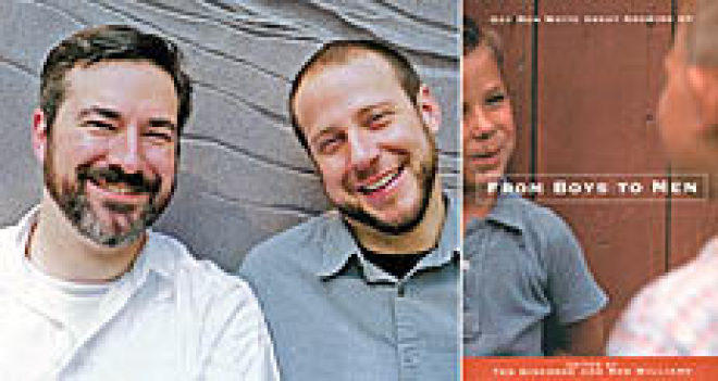 TELL IT LIKE IT WAS Ted Gideonse, left, and Robert Williams collected tales for a new anthology.
