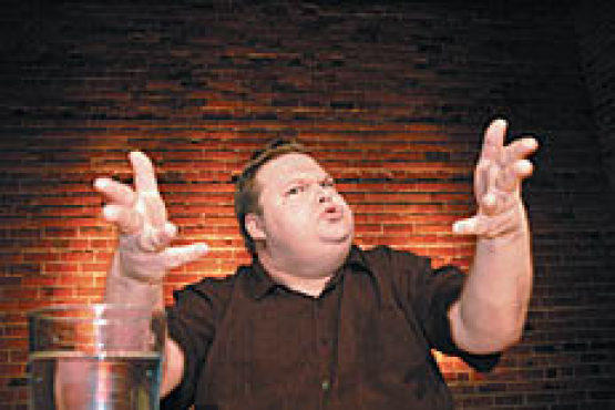 TRUTH BE TOLD Daisey opens up to his audience.