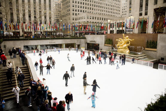 Rockefeller Center skate ring