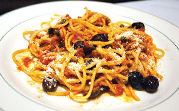 Puttanesca at Lunella Ristorante Italiano