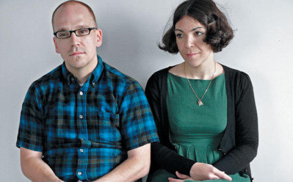 DYNAMIC DUO Clint Asay, left, singing with Amy Bezunartea, is "magic," Asay says.