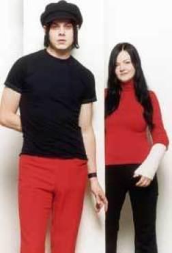 CAST AWAY Drummer Meg's fractured wrist should be healed in time for the band's April 19 NYC gig. Singer Jack's just happy they finally got the color of the bandage right.