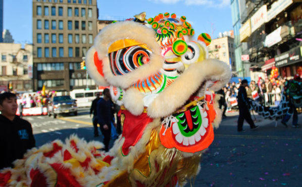Chinese Lunar New Year parade