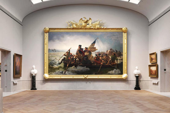 Washington Crossing the Delaware at the New American Wing