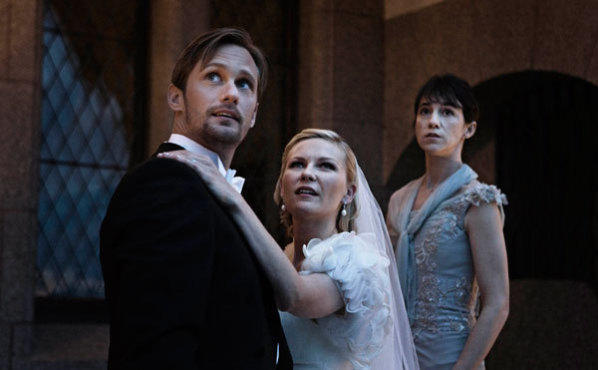 Alexander Skarsgrd, Kirtsen Dunst, center, and Charlotte Gainsbourg in...