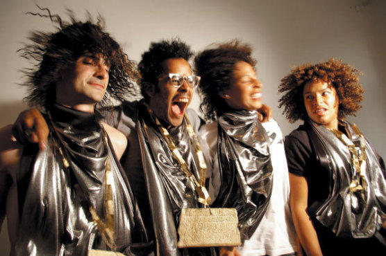 LE FREAK, C’EST CHIC Lewis Forever stars, from left, Eric Green and siblings George Jr., Sarah and Isabel Lewis. 
