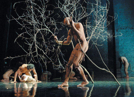 BRANCHING OUT A Dancer, right, hides in the trees