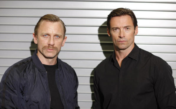 Daniel Craig and Hugh Jackman