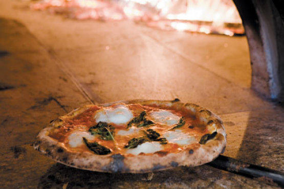 The Margherita DOC pizza