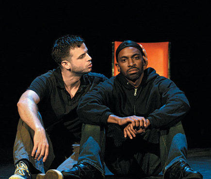 DOING HARD TIME Cellmate Alioto, left,takes advantage of Smith in LightsRise on Grace.