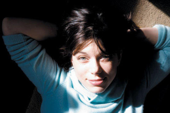 PRETTY WOMAN Callaghan relaxes between rehearsals.